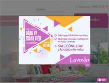 Tablet Screenshot of lavendervn.com